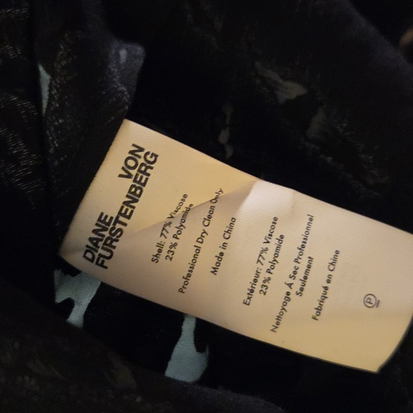 Diane von Furstenberg V-Neck Flare Mini Dress - Picture 10 of 10